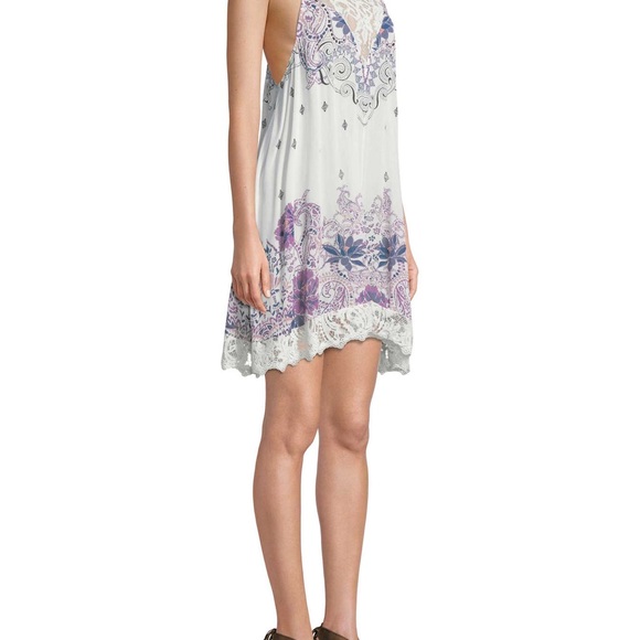 NWT Free People Who’s Sorry Now Ivory Slip Dress - Picture 4 of 7